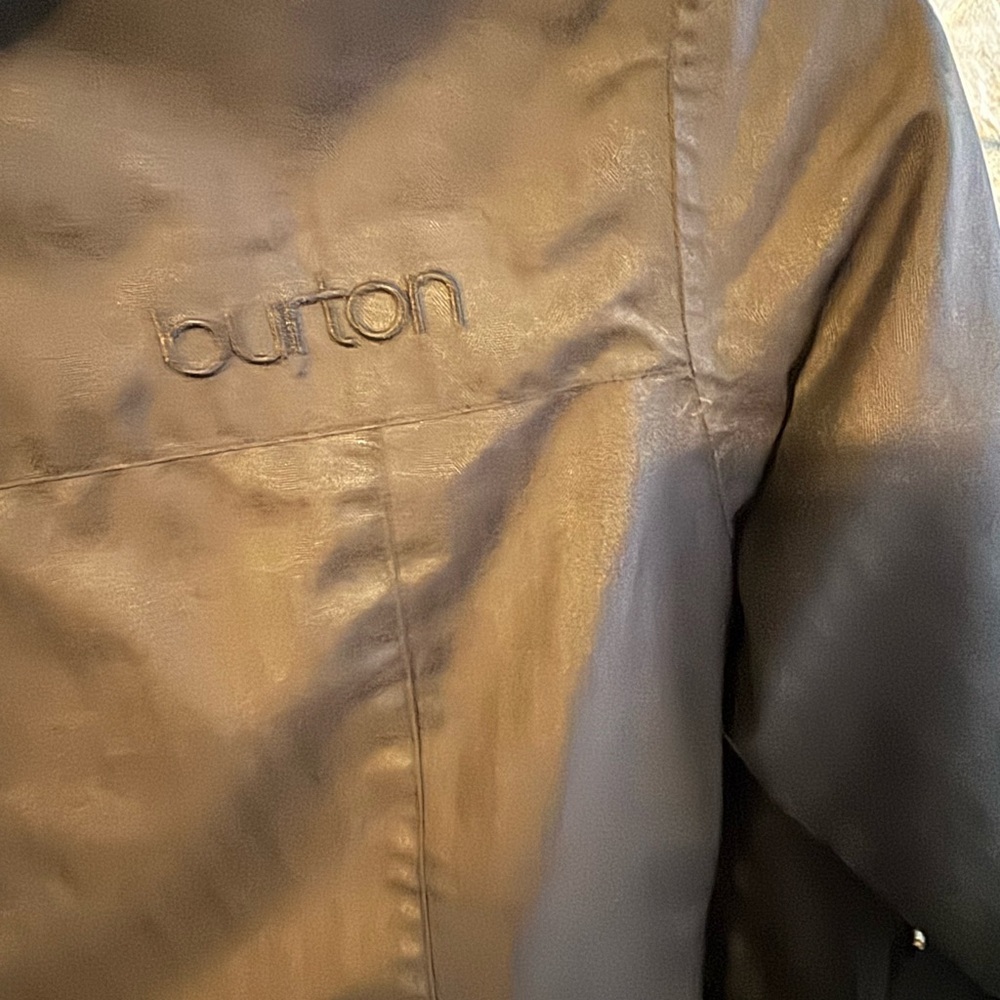 Burton Black Utility Jacket with Tan Lining - Picture 3 of 8